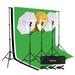 Biplut 45W Photo Photography Umbrella Lighting Kit Studio Light Bulb Non-Woven Fabric Backdrop Stand