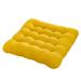 COFEST Home &kitchen Solid Square Seat Cushion Corduroy Chair Pad Soft Tatami Floor Cushion for Yoga Meditation Living Room Balcony Office Outdoor 16 Inch Yellow