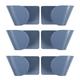 3Pairs Adjustable Pot Lid Organizer Cabinet Door Kitchen Organization Pot Lid Holder Kitchen Hacks Pot Lid Organizers Inside Cabinet Door Wall Mount Pot Lid Hanger