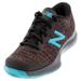 New Balance Juniors` 996v4 Tennis Shoes Black and Virtual Sky ( 10.5 White )