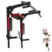 iMeshbean Wall-Mounted Pull-Up Bar Multifunctional Dipping Station for Home Fitness Indoor Exercise Power Tower Set Chin Up Bar for Door Frame for Home Workout Equipment Support to 440Lbs