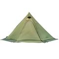 Tomshoo Waterproof Camping Tent with Stove Jack Large Teepee Tent for Hiking and Backpacking 10.5 x 5.2
