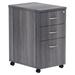 MYXIO Essential Mobile File Cabinet Weathered Charcoal