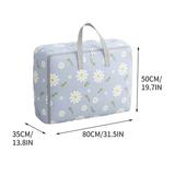 Ruimatai Large Storage Alternative to Moving Boxes Handheld Cotton Quilt Bags For Storing Clothes Cotton Quilts Quilts Large Capacity Moving Packaging Organizing And Storing Bags