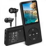 AGPTEK MP3 Player Lossless Sound Music Player with Speaker A02X 32GB Black