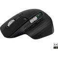 Logitech MX Master 3S - Wireless Performance Mouse with Ultra-fast Scrolling Ergo 8K DPI Track on Glass Quiet Clicks USB-C Bluetooth Windows Linux Chrome - Black