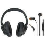 Sony Wireless Over-Ear Noise-Canceling Headphones WH-CH720N (Black) with JBL T110 in Ear Headphones