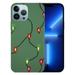 MAXPRESS Christmas Lights Case Compatible with iPhone 15 Pro Cute Green Christmas Holiday Case for iPhone 15 Pro Cute Protective Phone Case Cover