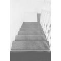 14 Pcs Non-Slip Carpet Stair Treads Self-Adhesive Mats for Wooden Steps 20x55cm Slient