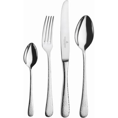 Besteck-Set "MIA", silber (silberfarben), 30 tlg., Chromnickelstahl 18/10, PICARD & WIELPÜTZ SOLINGEN, Essbesteck-Sets, Hammerschlag-Optik Image