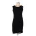 BTFBM Casual Dress - Sheath: Black Solid Dresses - Women's Size Large