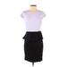 Philosophy Republic Clothing Casual Dress Crew Neck Short sleeves: Purple Color Block Dresses - New - Women's Size 4