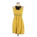 Chelsea & Violet Casual Dress: Yellow Dresses - Women's Size Small