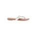 REPORT Flip Flops: White Solid Shoes - Women's Size 11 - Open Toe