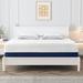 Short Queen Medium 12" Gel/Foam Mattress - Alloech Dark Blue White Gel Memory Foam, Quick Use, in Box | 74 H x 60 W 12 D Wayfair SGE-JSF-FM12SQ