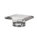 Symple Stuff Round Clamp-on Single Flue Liner Chimney Cap Steel in Gray | 9.7 H x 16.9 W x 16.8 D in | Wayfair B87EB433195943B8A6A49A7FDEA594C5