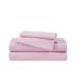 Latitude Run® Toleda 200 Thread Count 100% Cotton Percale Sheet Set Cotton Percale in Pink | Queen + 2 Pillow Cases | Wayfair