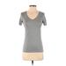 Nike Active T-Shirt: Gray Activewear - Women's Size X-Small