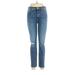 Hudson Jeans Jeggings - High Rise: Blue Bottoms - Women's Size 29 - Distressed Wash