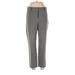 J.Crew Factory Store Dress Pants - High Rise Straight Leg Boot Cut: Gray Bottoms - Women's Size 10