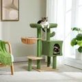 Arbre à chat quantique avec hamac condo tour à chat lit à gratter pour chaton accessoires pour