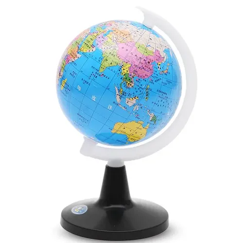 Kleiner Globus der Welt mit Stand Geographie Karte Lernspiel zeug für Kinder Globus mit Etiketten