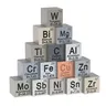 Cubi di elementi in metallo da 15 pezzi-Set di cubi di densità per 1 collezione di elementi tavola
