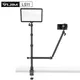 VIJIM LS11 Desk Mount Stand C-clamp Mount Flexible Arm Extend Light Stand With 360° Ballhead