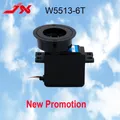 JX W5513-2T/4T/6T 10kg Standard Metal Gear Sail Winch Servo For RC Yacht DC Motor 0.9 Sec 360 Degree