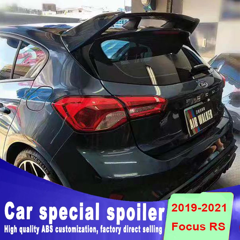 Für ford focus MK4 RS ST linie 2019 2020 2021 2022 spoiler hihg qualität ABS spoiler durch DIY oder primer farbe heckspoiler Image