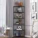 Open Storage Rack 6-tier Corner Display Cabinet Plant Stand