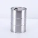 Convenient Stainless Steel Flagon Portable Food Grade Oil Drum Camping Oil Barrel Wine Jug