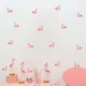 Bunte Flamingo wand aufkleber schlafzimmer wohnzimmer wand decals kunst wohnkultur poster wandbild