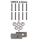 JMCKJ Professional Lock Puller Nail Puller Accessories Tool 4.2mm 4.8mm 5.5mm Lock Pull Screws