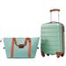 20-Inch Expandable Luggage w/Travel Bag Spinner Suitcase w/TSA Lock,Green