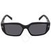 Silvano Smoke Rectangular Sunglasses Ft0989 01a 56 - Black - Tom Ford Sunglasses