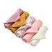 TRINGKY 5 PcsWashcloth Facecloth Handkerchief Muslin Cloth Feeding Bib Infant Wash Hand Face Wipes Baby Cotton Square Towels