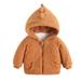 Deals Lindreshi Toddler Girl Coats and Jackets Clearance Newborn Infant Baby Boys Girls Dinosaur Hooded Pullover Tops Warm Clothes Coat