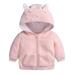Spring Savings Clearance Lindreshi Toddler Girl Coats and Jackets Clearance Newborn Infant Baby Boys Girl Ear Hooded Pullover Tops Warm Clothes Coat