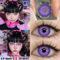 Eye share neue farbige Kontaktlinsen 1 Paar Cosplay Anime Linsen blaue Augen Kontaktlinsen lila