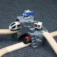 Plastic Grey Double Tunnel Wooden Train Track Accessories For Tunnel Track Train Baby Toy Wood