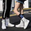 Hochwertige vulkanisierte Herrenschuhe, High-Top-Freizeitschuhe, Herren-Sportschuhe aus Leder,