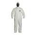 DUPONT NG127SWH2X0025NP Hooded Disposable Coveralls,2XL,25 PK,White,Microporous