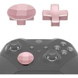 eXtremeRate 2pcs Metalic Rose Gold Magnetic Stainless Steel D-Pads for Xbox Elite 1/2 Controller Replacement Parts Directional Pad Button Kits for Xbox One Elite & Xbox One Elite Series 2 Controller