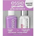 Essie Top Coat Gel Setter Soft Purple Nail Polish Kit (0.9 oz x 2 ct)