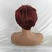 Ediodpoh Brazilian Full Synthetic Wig Short Bob Wave Natural Looking Women Wigs Wigs for Women red
