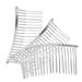 3pcs 20 wedding side combs Teeth Hair Clip Combs bridal hair accessories side comb clip veil comb french hair pin accessories for women women s hair clips Metal hair comb bride