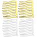 4pcs hair clip comb Teeth Hair Pin Stick hair brush for women french wide tooth comb for wavy hair wire hair comb hair side clips Teeth Hair comb Metal Miss wedding South Korea