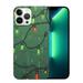 MAXPRESS Christmas Lights Case Compatible with iPhone 15 Cute Green Christmas Holiday Case for iPhone 15 Cute Protective Phone Case Cover