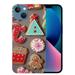 MAXPRESS Christmas Case for iPhone 15 Cute Merry Christmas Pattern Phone Case Gifts Translucent Silicone Hard PC +Shockproof Protective Cover for iPhone 15 6.1 inch-Gingerbread Man